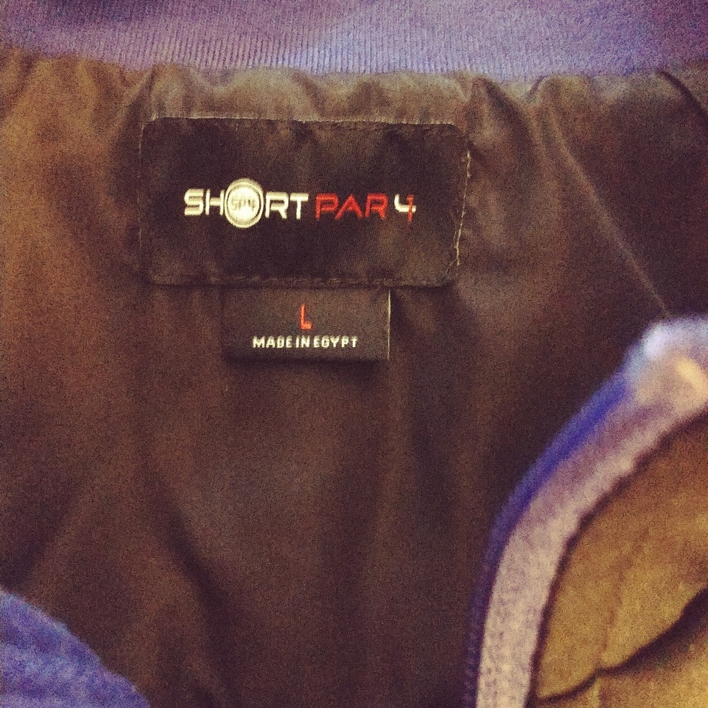 Martins Purple & Black Golf Pullover - Picture 5 of 5